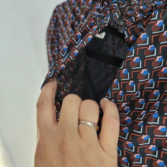 Avec les filles patterned long sleeve mini dress - Picture 6 of 13